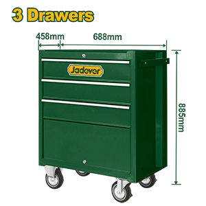 [JDCS2A03] Carro con Ruedas 3 cajones    [d]