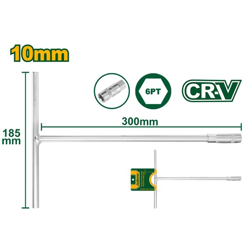 [JDTH1110] Llave de tubo en T 10mm Jadever [d]