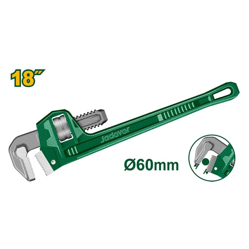 [JDPW1118] Llave inglesa Jadever Ø60 18"  [d]