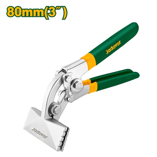 [JDZB8002] Pinza selladora manual con mandibula desplazada Jadever 80mm [d]