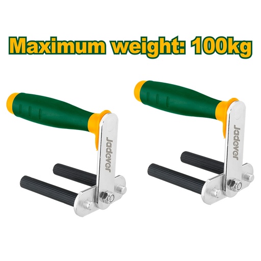 [JDTN2002] Set de 2 soportes Jadever para paneles de yeso acero C45 50mm 100kg [d]