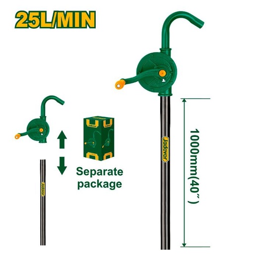 [JDHY2525] Bomba de aceite manual Jadever con cabezal rotativo 25 lts/min[d]