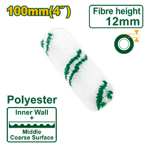 [JDCB2904] Rodillo 100mm 4" 12mm Poliéster [d]