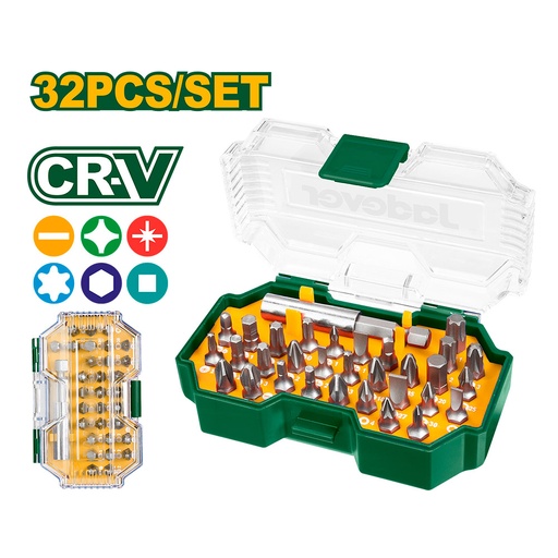 [JDBS3B32] Set de puntas de destornillador x32 Jadever 25mm  [d]