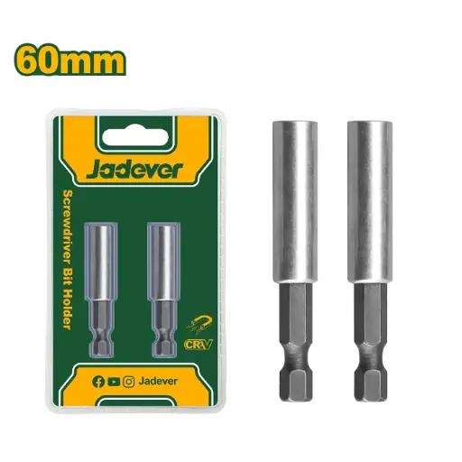 [JDSV2K01] Portapuntas de destornillador 60 mm 2 piezas acero [d]