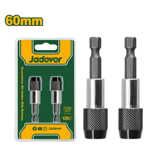 [JDSV3K01] Portapuntas de destornillador con desbloqueo 60 mm 2 piezas [d]