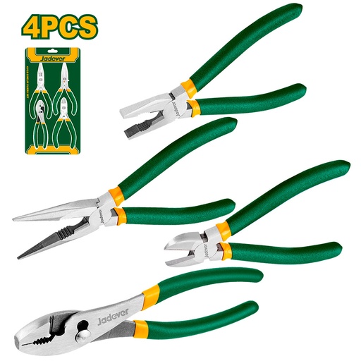 [JDPS0604] Set de pinzas alicates Jadever x4 [d]