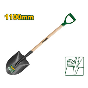 [JDSE1327] Pala Punta Corazón Madera Mango D 24x100cm[d]