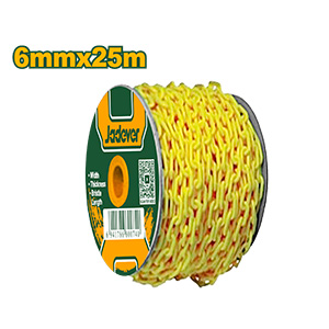 [JDYJ6A06] Cadena Plástica Amarilla 6mm 25mts[d]