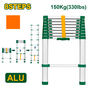 [JDLD5H08] Escalera Telescópica 8 Escalones 2.6m [d]