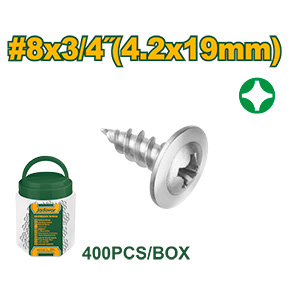 [JDXS7T12] Tornillo Punta Aguja 4.2x19 400pcs[d]