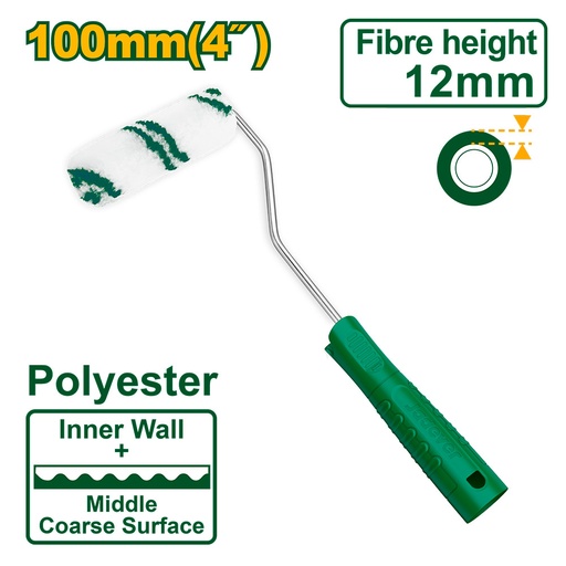 [JDCB1904] Mini rodillo de poliester Jadever 100mm [d]