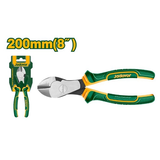 [JDPL7C08] Alicate de corte diagonal Jadever de alta resistencia 20 8" [d]