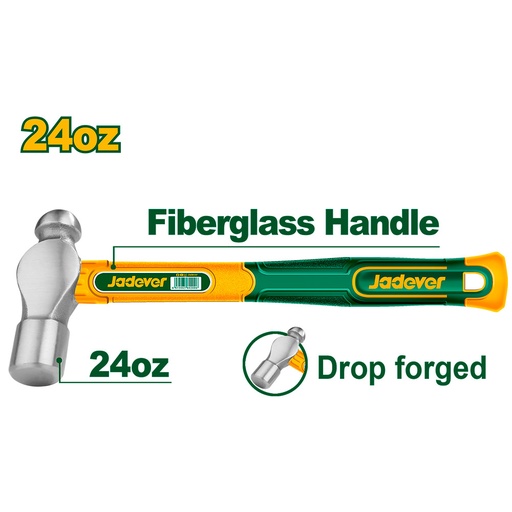 [JDHM5324] Martillo bolita Jadever 0.66kg [d]