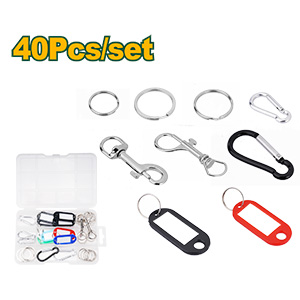 [JDKC1B01] Lote Accesorios Llaveros 40pcs[d]