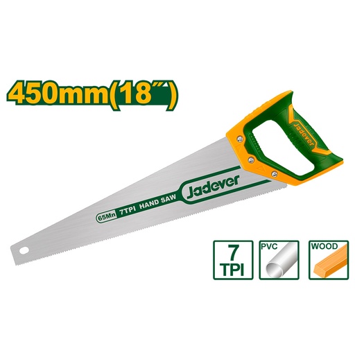 [JDHW1118] Serrucho carpintero Jadever 18" [d]