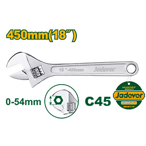 [JDAW1118] Llave Francesa CRV 45cm 18" 0-54[d]