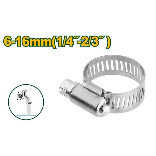 [JDHU1901] Abrazadera Jadever 8mm 6x16 [d]