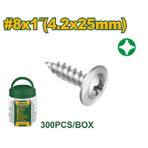 [JDXS7T13] Tornillo Punta Aguja 4.2x25 300pcs[d]