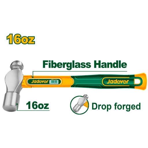 [JDHM5316] Martillo bolita Jadever 0.44kg [d]