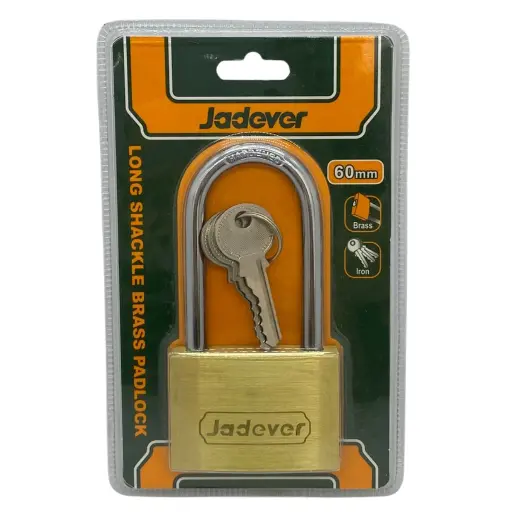 [JDPD2460] Candado de laton Jadever aro largo 60mm [d]