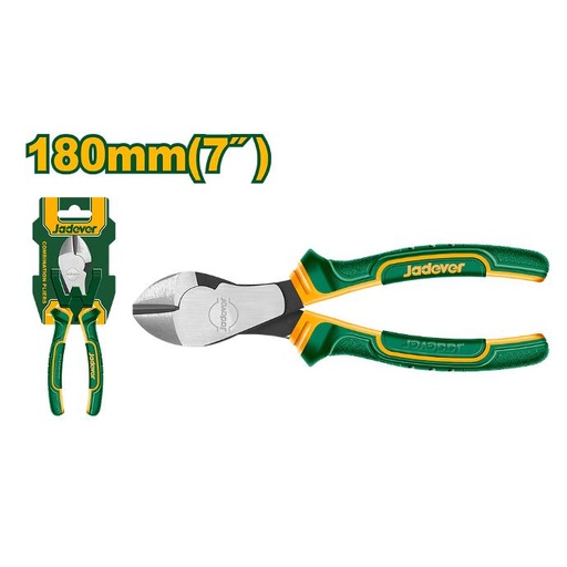 [JDPL7C07] Alicate de corte diagonal Jadever de alta resistencia 18 7" [d]
