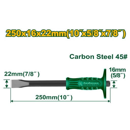 [JDCC1301] Cincel frio de metal Jadever 250mm [d]