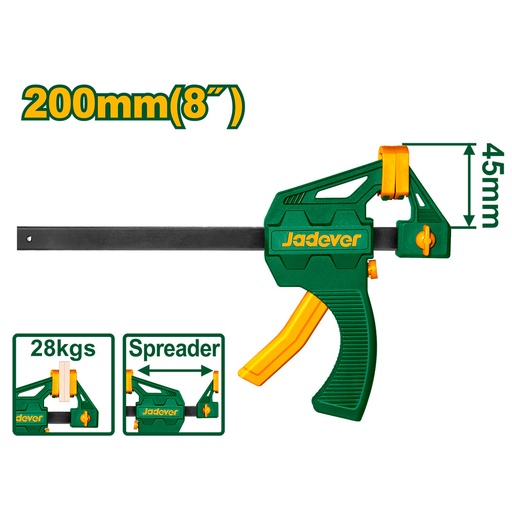 [JDCP4388] Prensa gatillo Jadever 200mm [d]