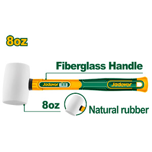 [JDHM7303] Martillo Goma Blanca 0.22kg [d]