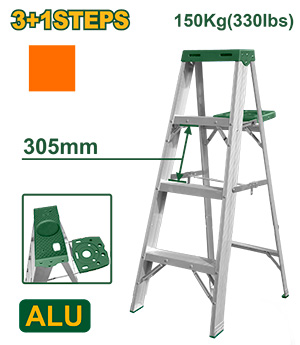 [JDLD4H04] Escalera de Trabajo 3+1 Escalones Plataforma [d]