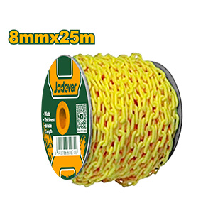 [JDYJ6A08] Cadena Plástica Amarilla 8mm 25mts[d]