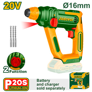 [JDLM1516] Rotomartillo Brushless 20V SDS + 3 Puntas[d]