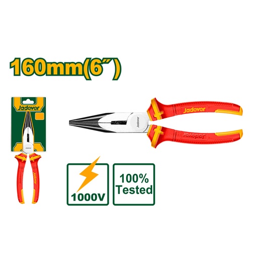 [JDPL2936] Pinza Punta Aislada 160mm[d]