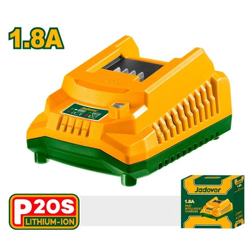 [JDFCP518-4] Base cargadora de baterías Li-Ion Jadever 20V 1.8A [d]