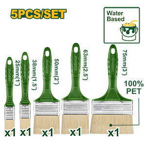 [JDPB4952] Set Pinceles 1" 1.5" 2" 2.5" 3"Filamentos PET[d]