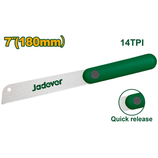 [JDHW9G07] Sierra de mano Jadever 7" [d]