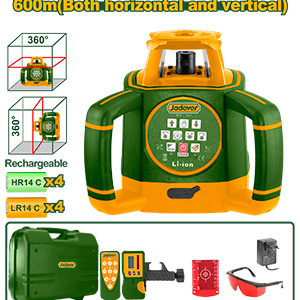 [JDLE6B02-4] Nivel Laser Rotativo 2 EJes 600mts [d]