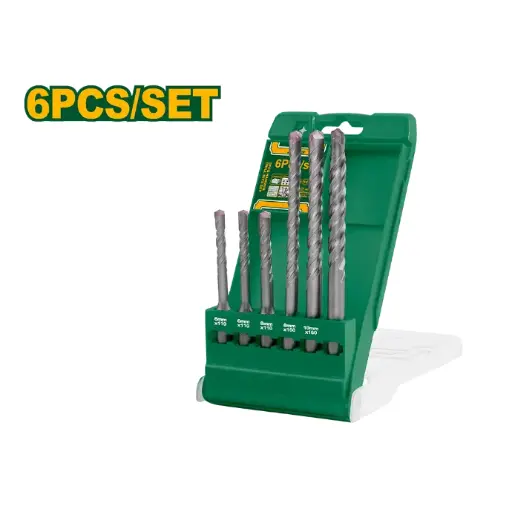 [JDHD6B06] Set de 6 mechas para taladro percutor sds plus [d]