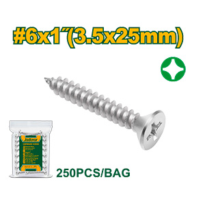 [JDXSC914] Tornillo Parker Cabeza Fresada 3.5x25[d]