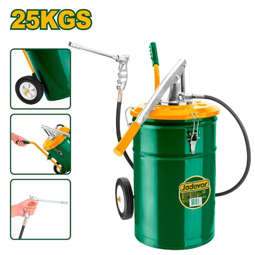 [JDHY2A25] Bomba de aceite manual Jadever con palanca 25kg[d]