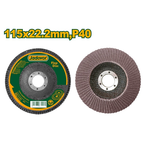 [JDYL1301] Disco de desbaste Jadever P40 115mm [d]