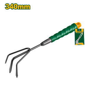 [JDWK2134] Rastrillo de mano tridente 24cm[d]