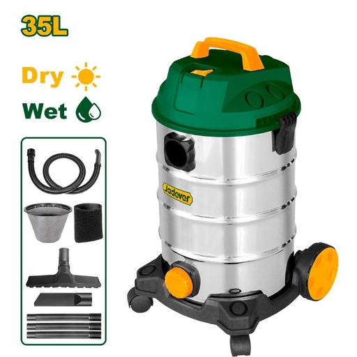 [JDVR4A35-4] Aspiradora de 35L polvo y agua Jadever sin bolsa [d]