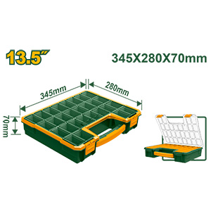 [JDTB1311] Organizador con manija 28 divisiones 345x70  [d]