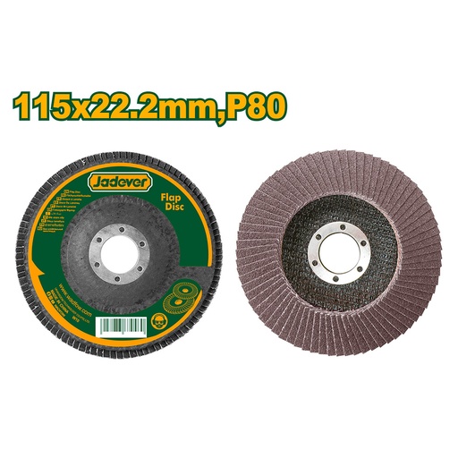 [JDYL1303] Disco de desbaste Jadever P80 115mm [d]