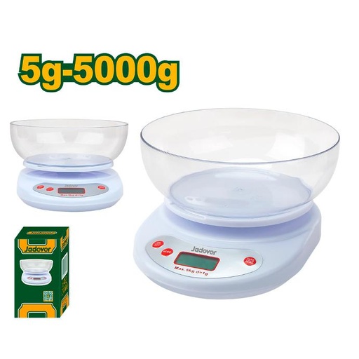 [JDKE5507] Balanza electrónica Jadever a pila 5-5000g  [d]