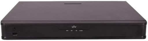 [NVR302-16S-P8] NVR PoE 16Ch/8PoE Uniview 8MP iA avanzada Onvif/RTSP Ultra H265 2 discos (NVR302-16S-P8)