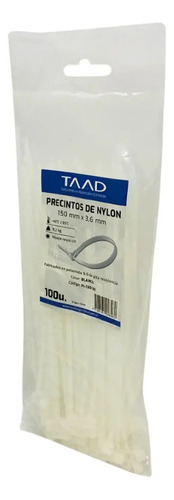 [PI-13000] Precinto Taad blanco 3.6x150mm (PI-13000)