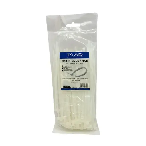 [PI-13000] Precinto Taad blanco 3.6x150mm (PI-13000)