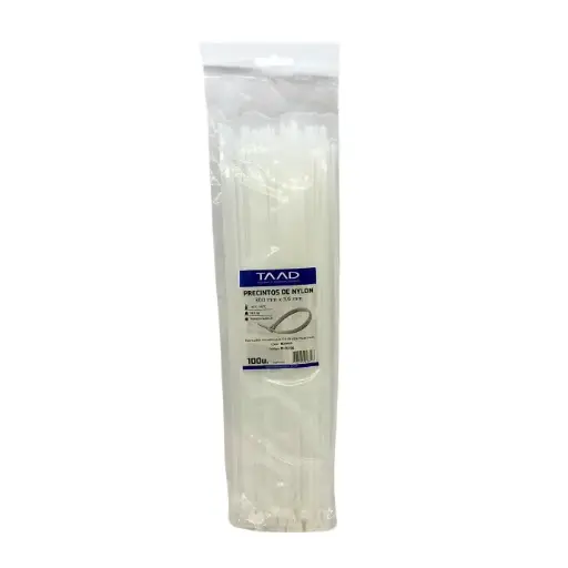 [PI-13300] Precinto Taad blanco 3.6x300mm (PI-13300)